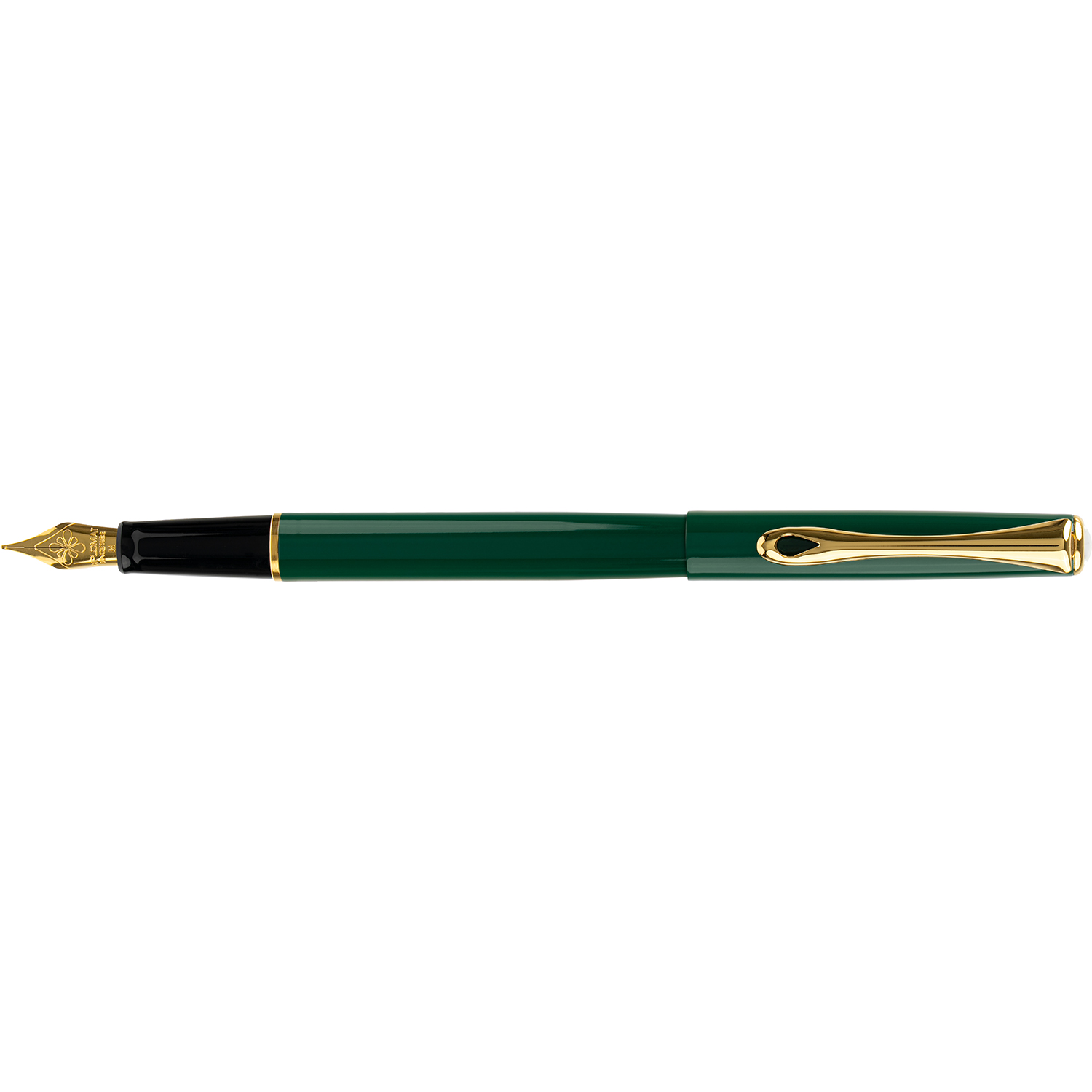 Diplomat Traveller Dark Green GT Fountain pen - Vulpen / Fountain